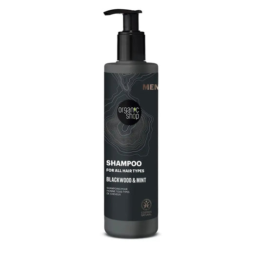 Organic Shop Shampoo für alle Haartypen Organic Shop Eichenrinde & Minze Shampoo, 280 Ml
