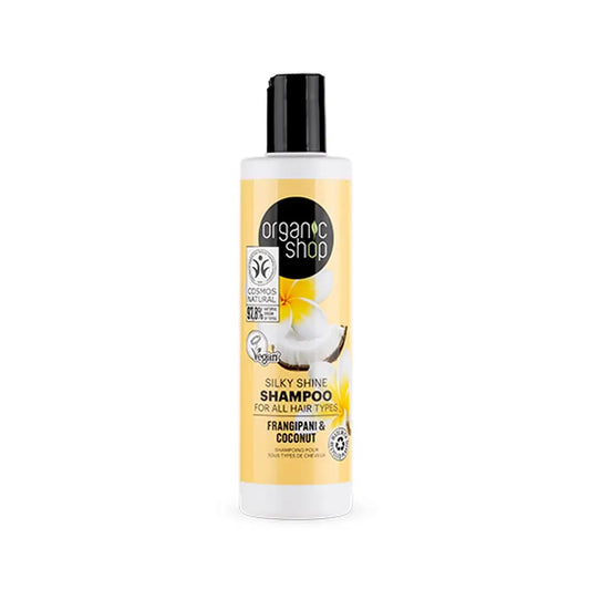 Organic Shop Shampoo für alle Haartypen Franchipan & Kokosnuss, 280 Ml