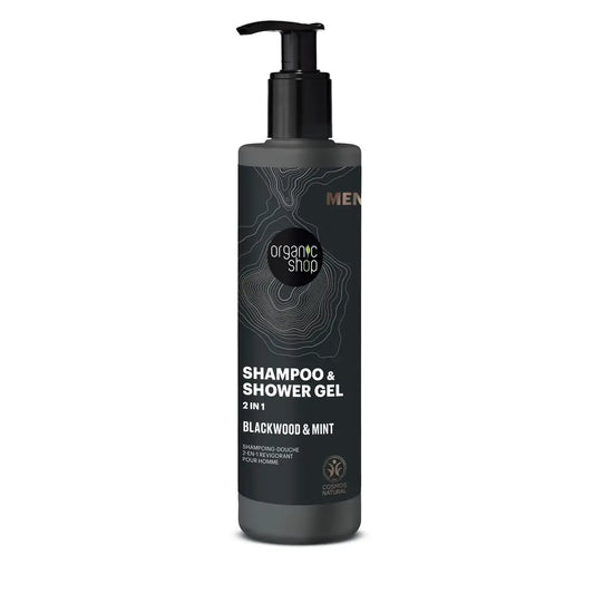 Organic Shop Organic Shop Belebendes Shampoo & Duschgel 2 In 1 Eichenrinde & Pfefferminze, 280 Ml
