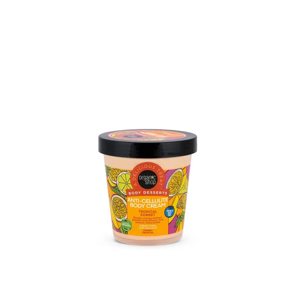 Organic Shop Anti Cellulite Körpercreme Tropisches Sorbet, 450 ml