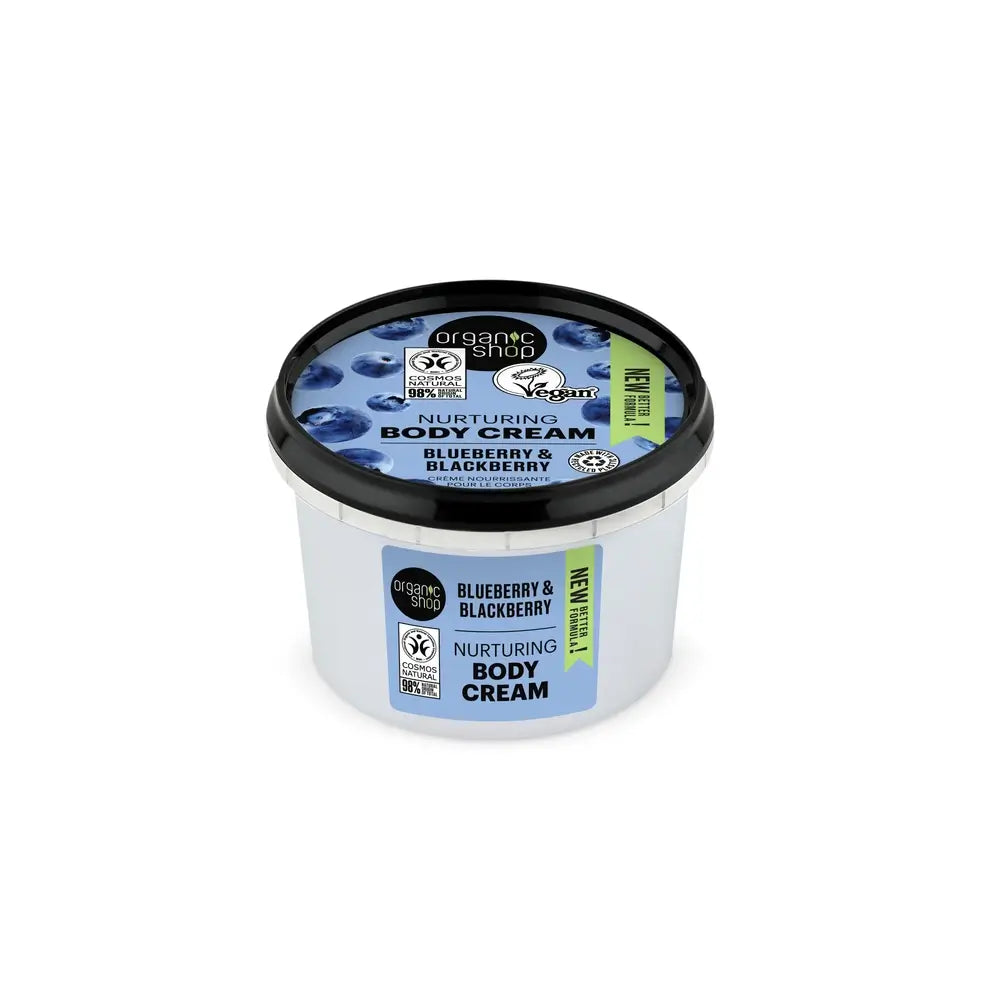 Organic Shop Organic Shop Brombeere & Heidelbeere Angereicherte Körpercreme, 250 ml