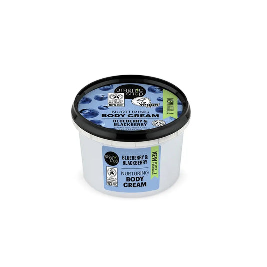Organic Shop Organic Shop Brombeere & Heidelbeere Angereicherte Körpercreme, 250 ml