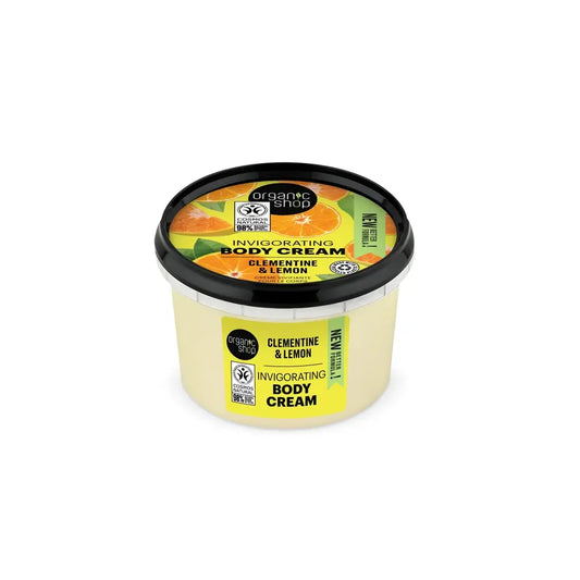 Organic Shop Organic Shop Clementine & Zitrone Belebende Körpercreme, 250 Ml