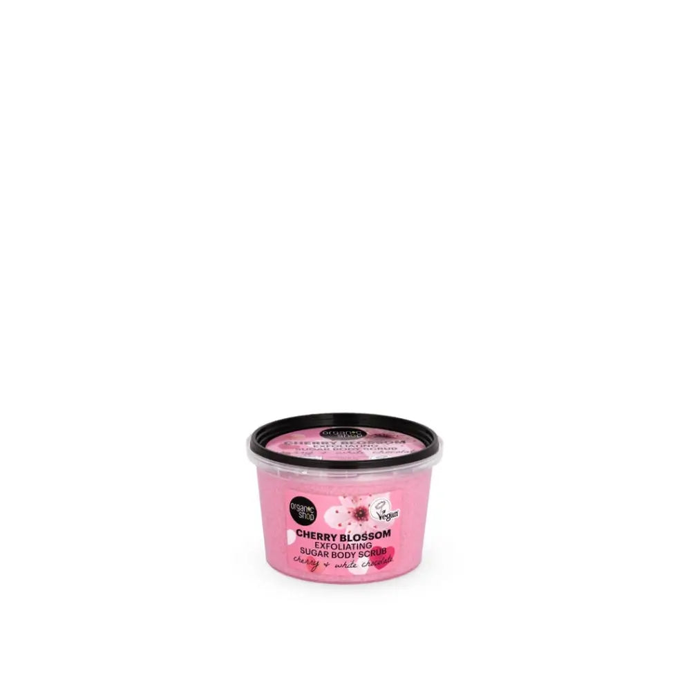 Organic Shop Kirschblüten Zucker Körperpeeling, 250 Ml