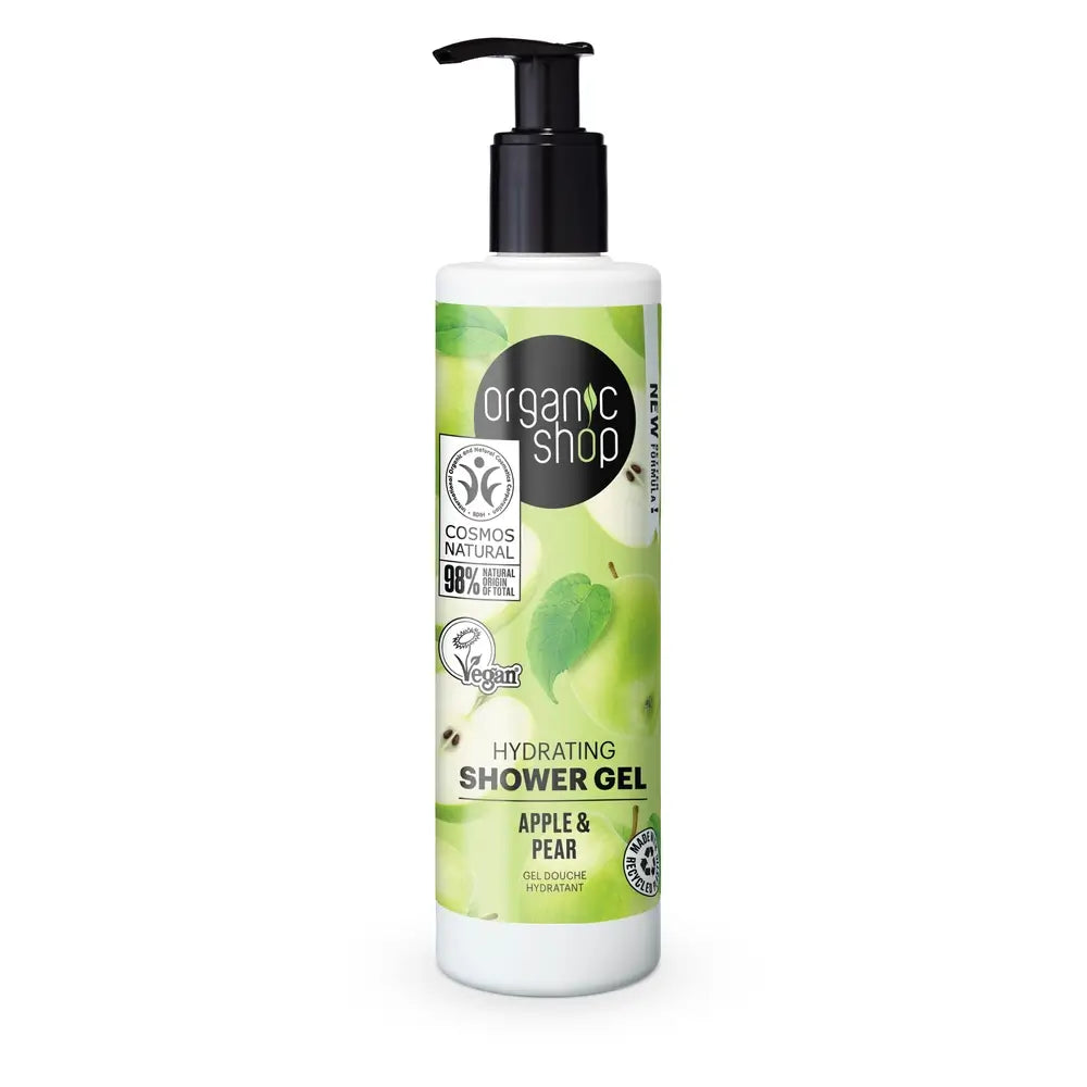 Organic Shop Organic Shop Apfel & Birne Feuchtigkeitsspendendes Duschgel, 280 ml