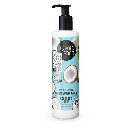 Organic Shop Organic Shop Kokosnuss & Sheabutter Tägliche Pflege Duschgel, 280 Ml