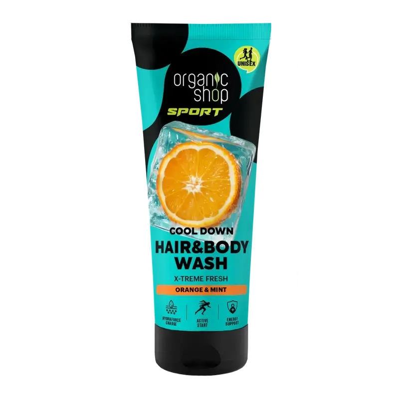 Organic Shop X-Treme Fresh Erfrischendes Duschgel & Shampoo, 200 ml