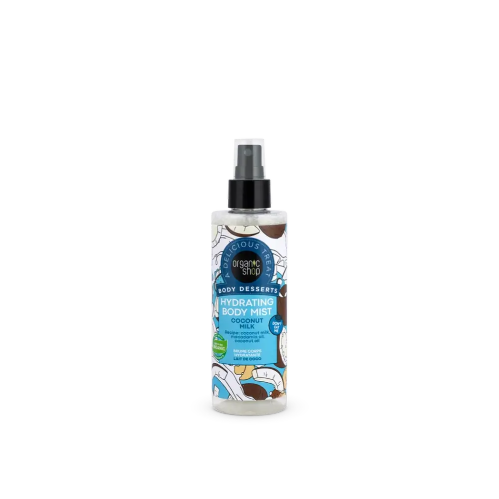 Organic Shop Kokosnussmilch Feuchtigkeitsspendendes Körpernebel, 200 ml
