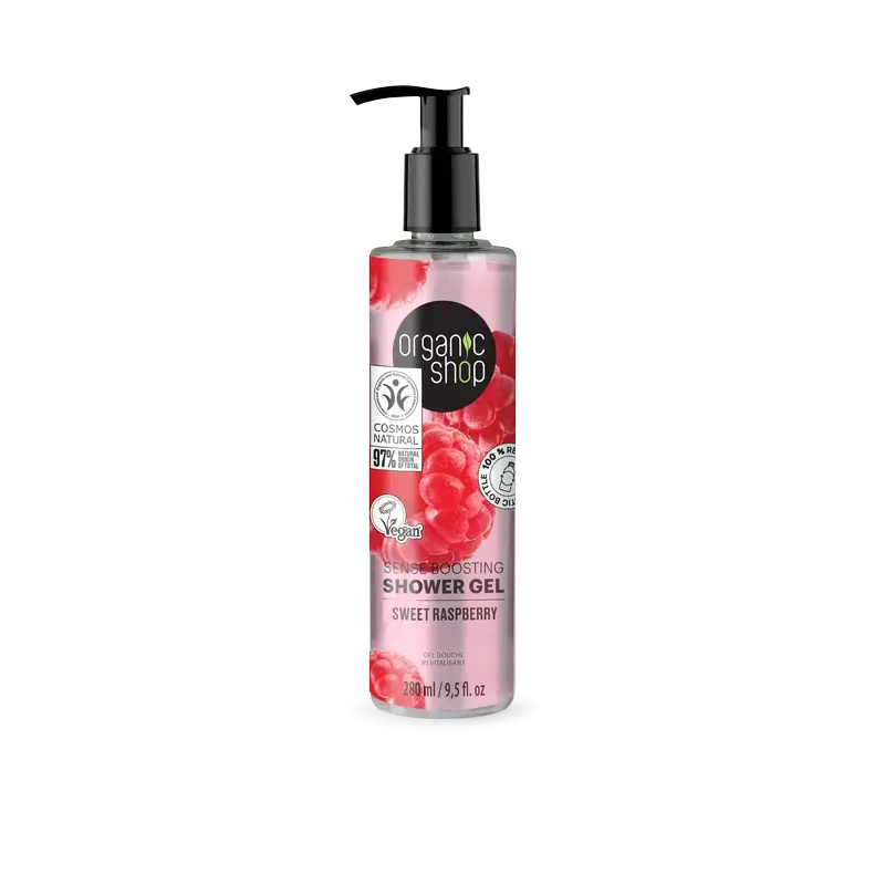 Organic Shop Mix Himbeere Erneuerndes Duschgel , 280 ml