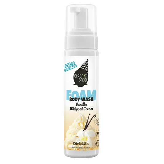 Organic Shop Ogs Ice Vanilla Cream schäumendes Duschgel , 200 ml