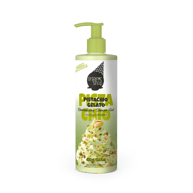 Organic Shop Ogs Ice Revitalisierendes Pistazieneis-Duschgel , 400 ml