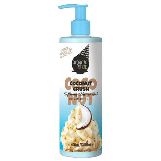 Organic Shop Ogs Ice Kokosnuss Eiscreme Erweichendes Duschgel , 400 ml