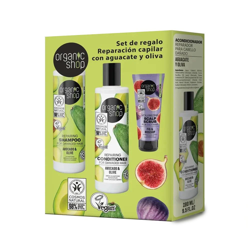 Organic Shop Os Repairing Hair Geschenkset, 280Ml / 280Ml / 75Ml