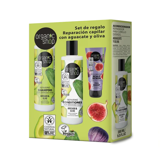 Organic Shop Os Repairing Hair Geschenkset, 280Ml / 280Ml / 75Ml
