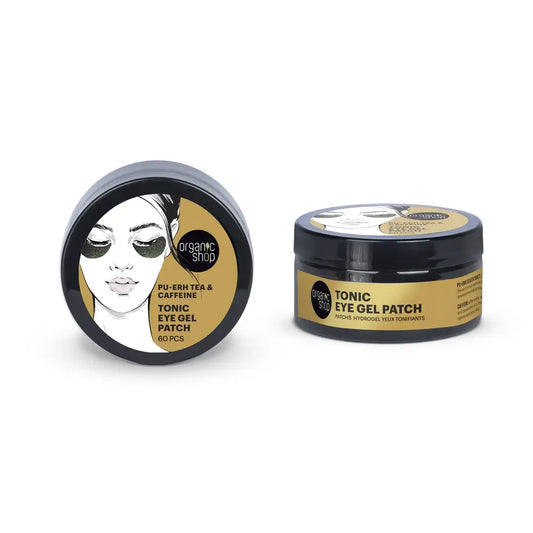 Organic Shop Puerh Tee & Koffein Toning Eye Gel Patches, 60 Stück