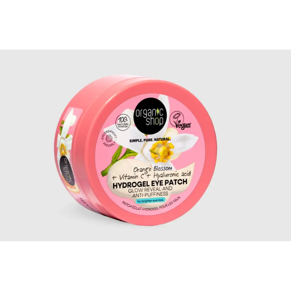 Organic Shop Hydrogel Eye Contour Brightening and Anti-Swelling Eye Patches, 60 Stück
