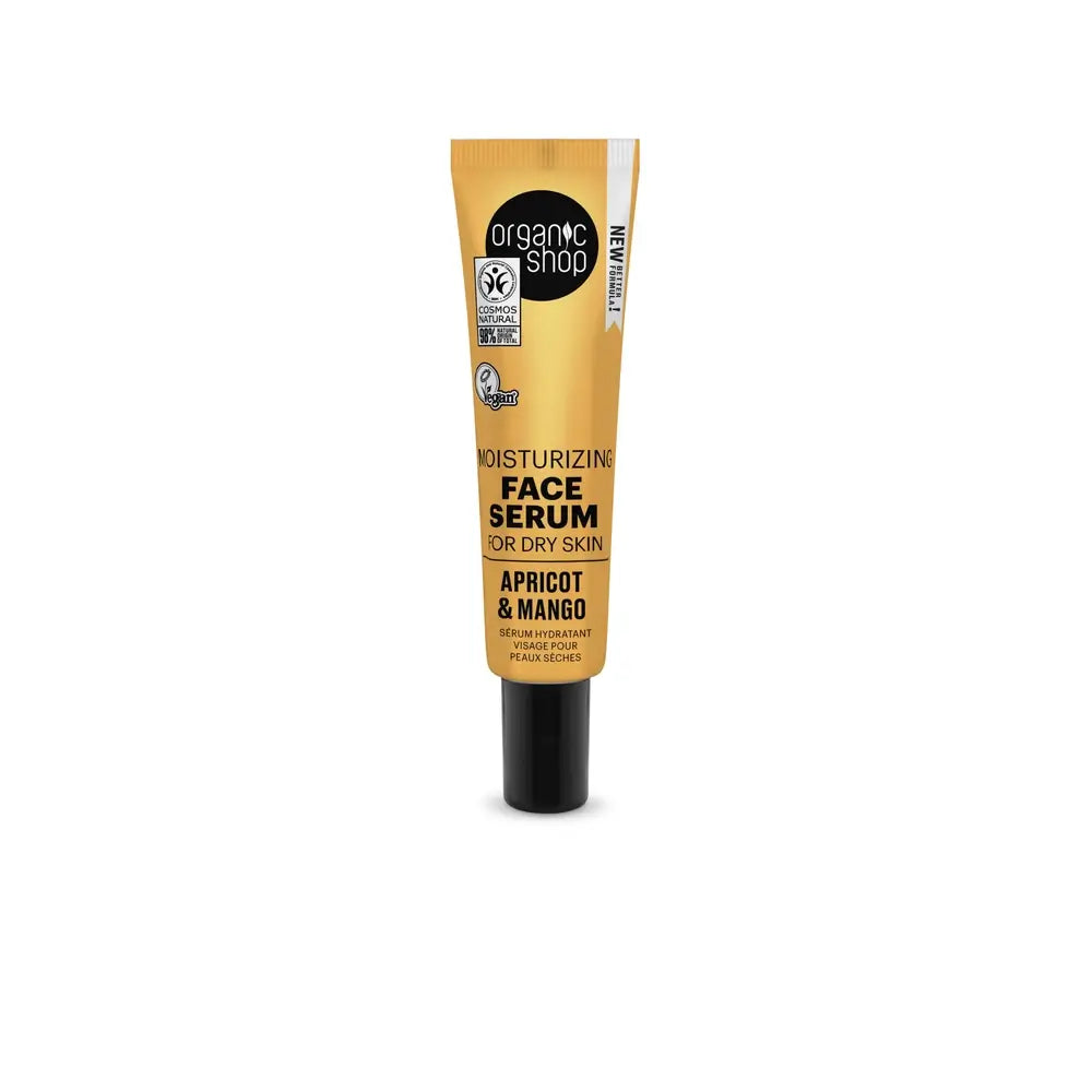 Organic Shop Organic Shop Aprikose & Mango Feuchtigkeitsspendendes Gesichtsserum für trockene Haut, 30 Ml