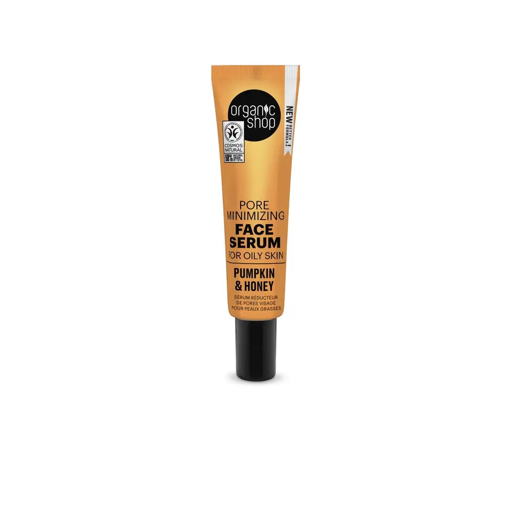 Organic Shop Organic Shop Porenminimierendes Gesichtsserum für fettige Haut Kürbis & Honig, 30 Ml