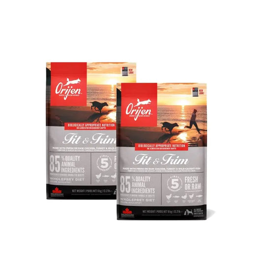 Orijen Canine Adult Fit&Trim 11,4 Kg Hundefutter , Packung 2