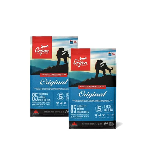 Orijen Canine Adult Original 11,4 Kg Hundefutter , Packung 2