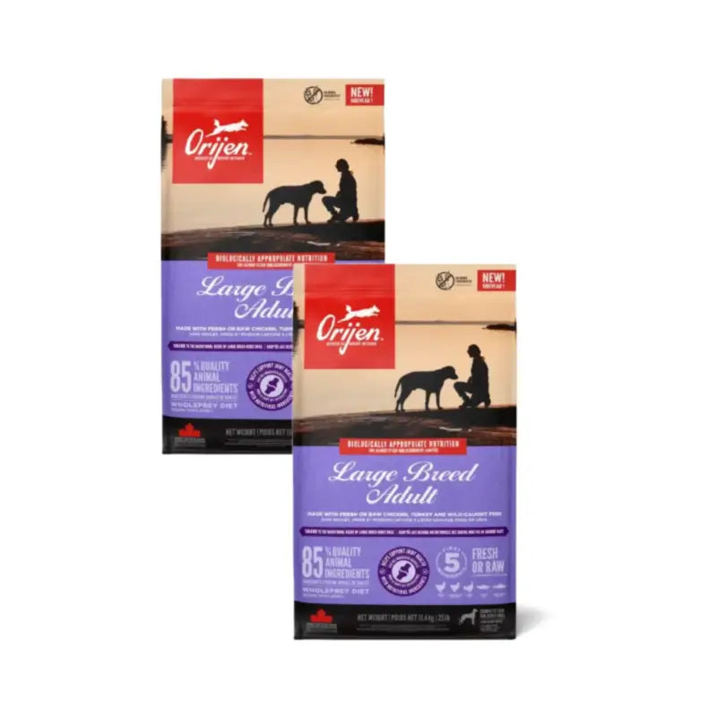 Orijen Canine Large Breed 11er-Pack, 2 x 4 kg