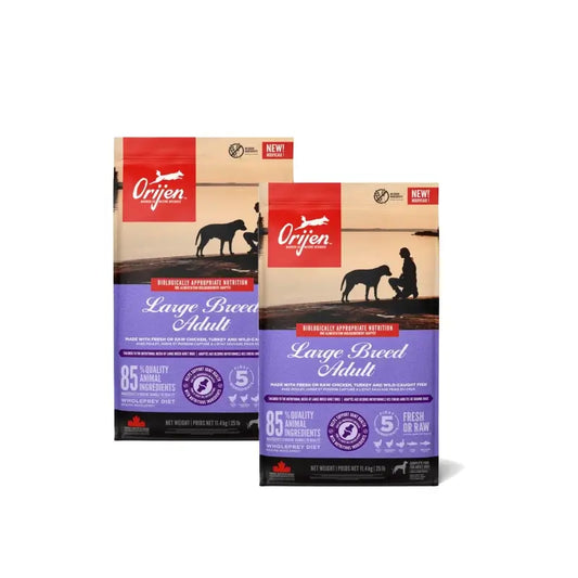 Orijen Canine Large Breed 11er-Pack, 2 x 4 kg