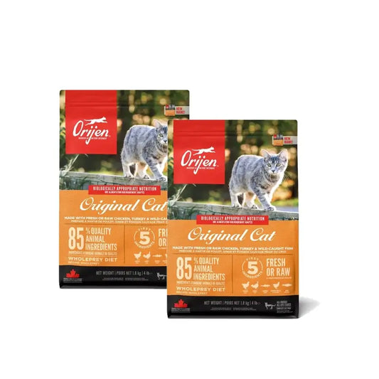 Orijen Feline Cat Kitten 5,4 Kg Katzenfutter, Packung 2