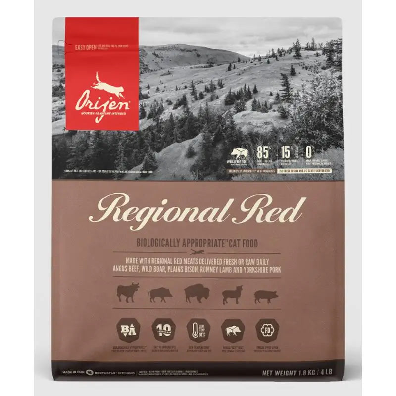 Orijen Feline Regional Red 1,8Kg Katzenfutter