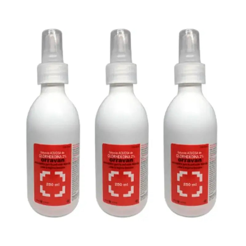 Orravan Triplo Chlorhexidin 2%ige wässrige Lösung 3 x 250 ml