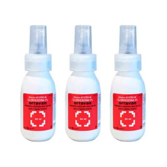 Orravan Triplo Chlorhexidin 2%ige wässrige Lösung 3 x 60 ml