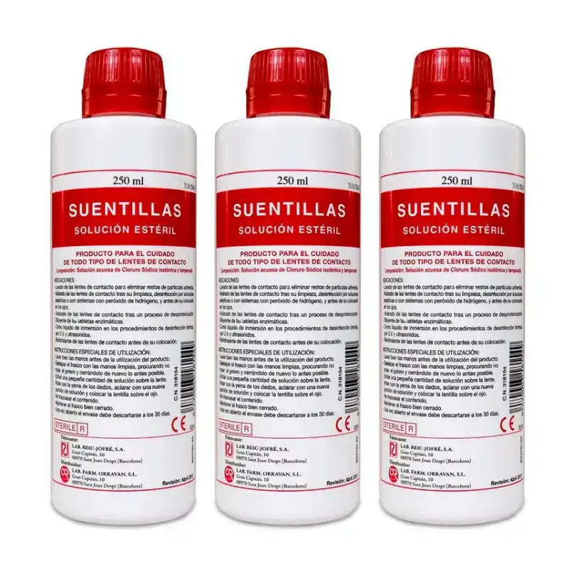 Orravan Triplo Einzellösung für Kontaktlinsen 3 x 250 ml