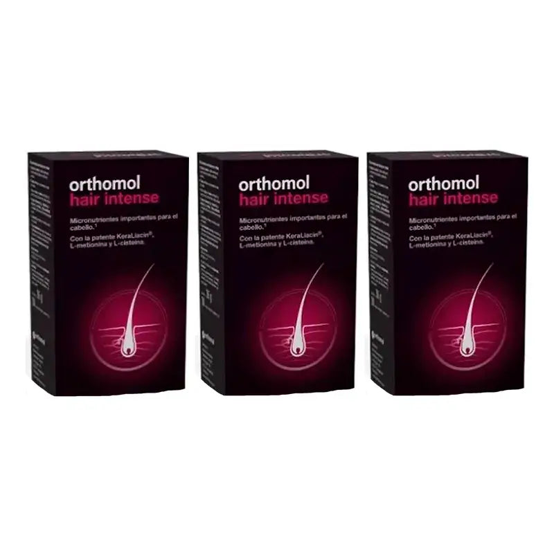 Orthomol Hair Intense, Packung 3 x 60Caps.