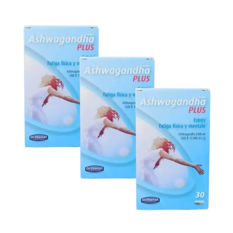 Orthonat Ashwaganda Plus, 3X30 Kapseln