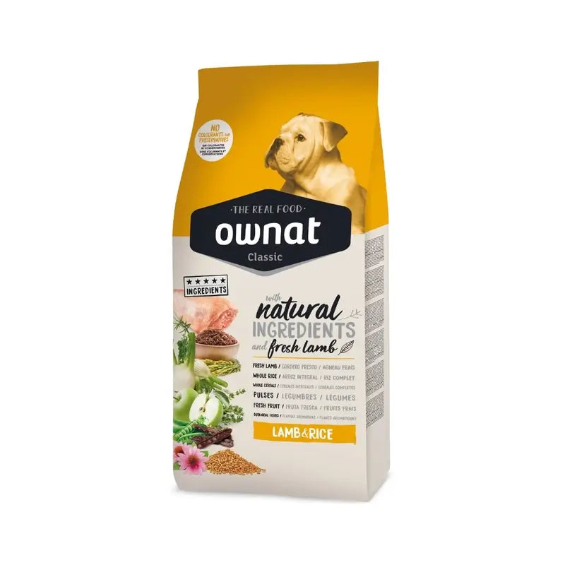 Ownat Classic Canine Adult Lamm-Reis 12Kg