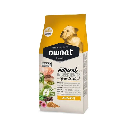 Ownat Classic Canine Adult Lamm-Reis 12Kg