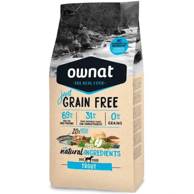 Ownat Just Canine Adult getreidefrei Forelle 14Kg