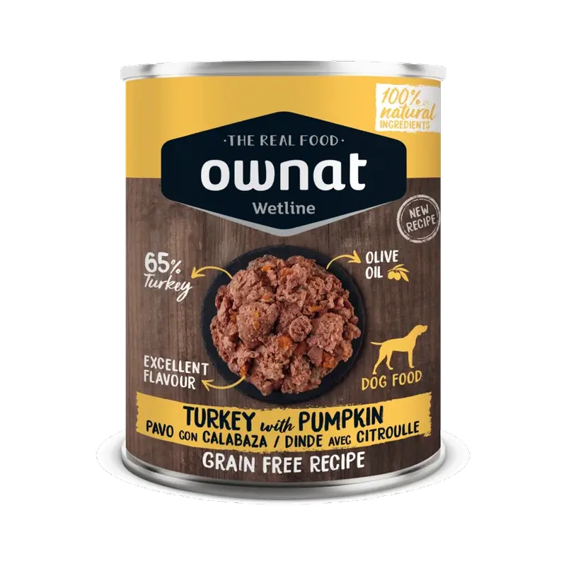 Ownat Wetline Canine Truthahn mit Kürbis 12X395Gr