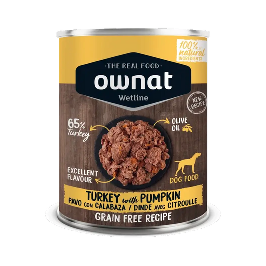 Ownat Wetline Canine Truthahn mit Kürbis 12X395Gr