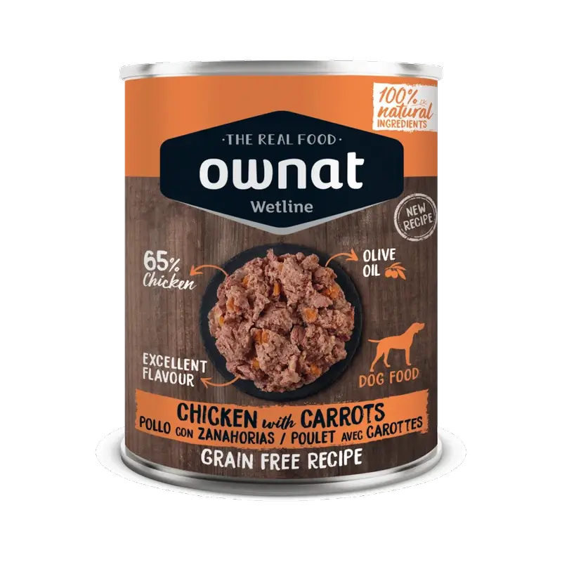 Ownat Wetline Canine Huhn mit Karotte 12X395Gr