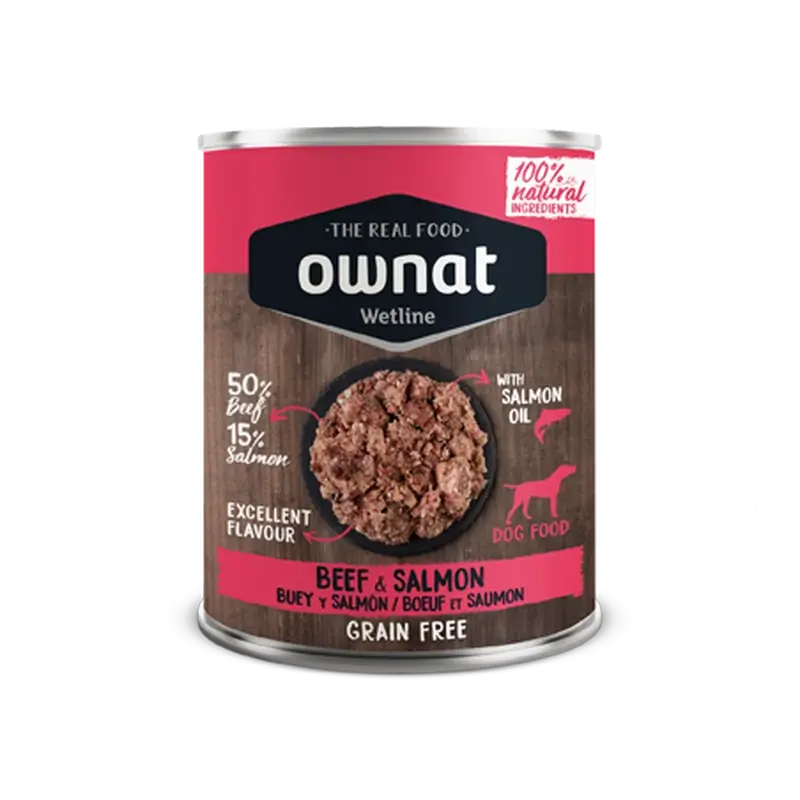 Ownat Wetline Canine Rindfleisch & Lachs 12X395Gr