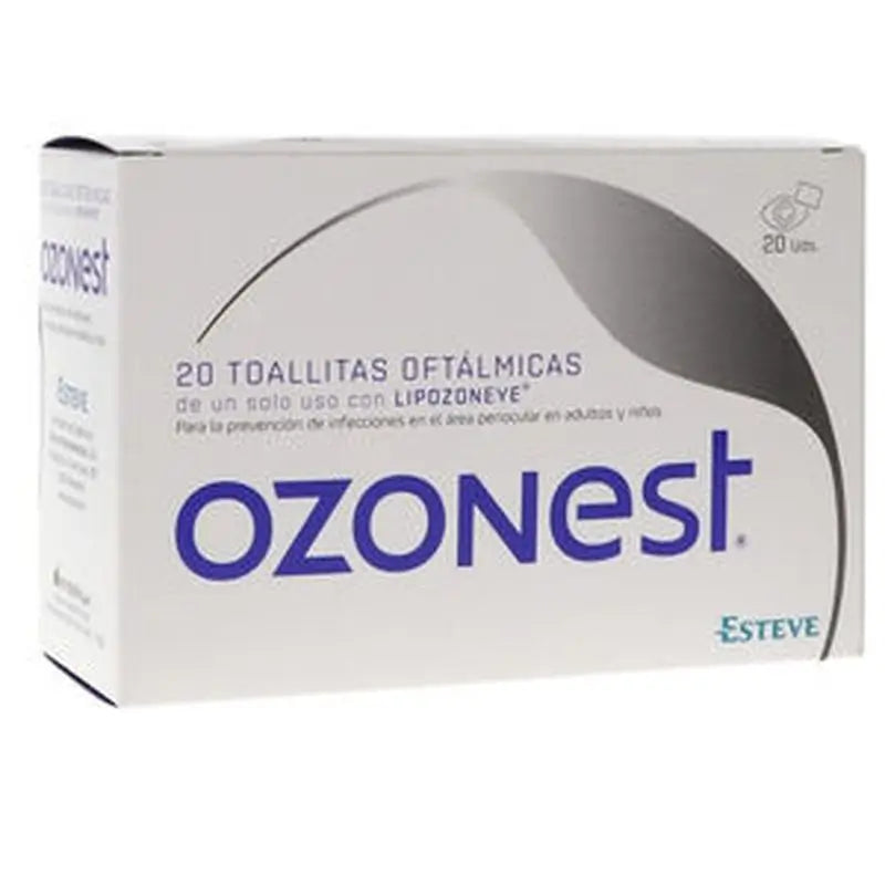 Ozonest Ophthalmische Tücher, 20 Tücher