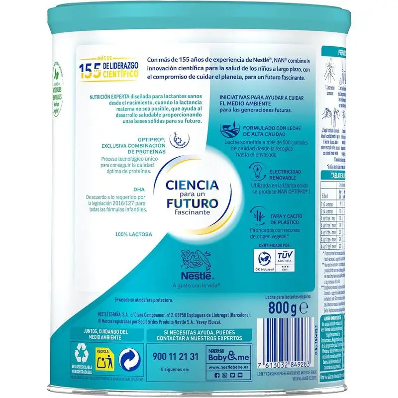 Nestlé Nan Optipro 1 Vorzugsmilch, 12X800 g