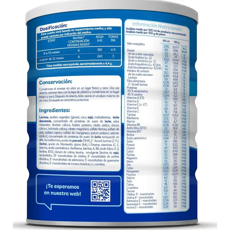 Nutribén Pro-Alfa 2 Milch Fortsetzung, 12 X 800 g