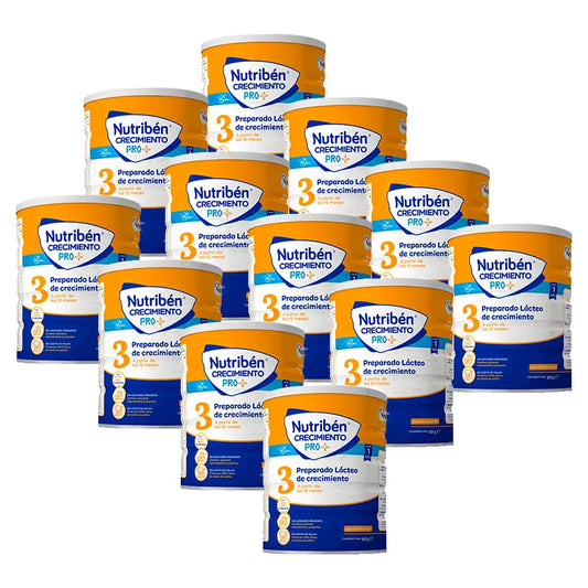 Nutribén Wachstum Pro+ 3 Milch, 12 X 800 Gramm