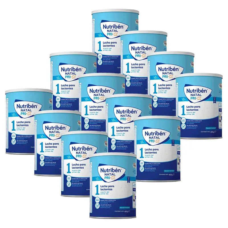 Nutribén Natal Pro-Alpha-Milch Starter Milch, 12 X 400 g