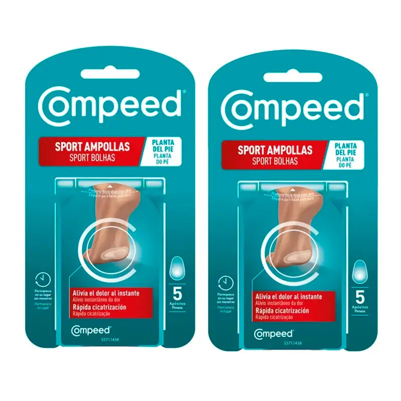 Compeed Pack Blasen Fuß Pflanze, 2x5 Einheiten