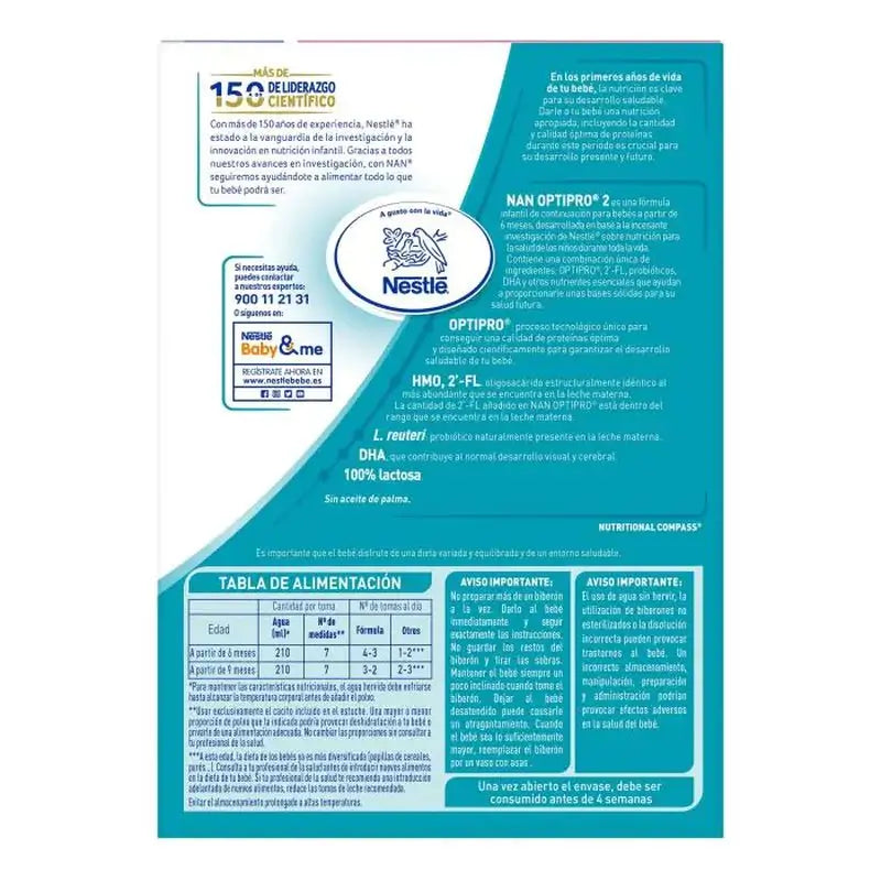 Nestlé Nan Optipro 2 Formel, 2X1200g
