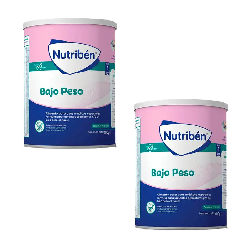 Nutribén Low Weight Milch, 2 X 400 Gramm