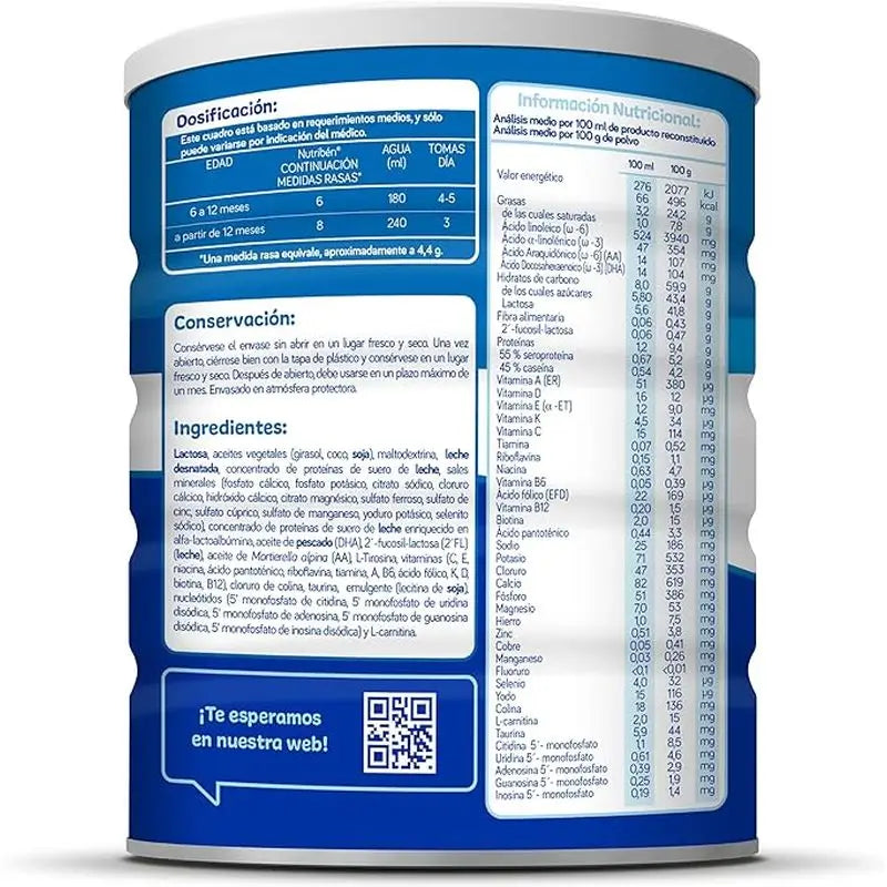 Nutribén Pro-Alfa 2 Folgemilch, 2 X 800 g