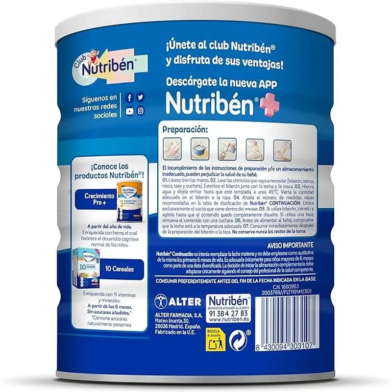 Nutribén Pro-Alfa 2 Folgemilch, 2 X 800 g